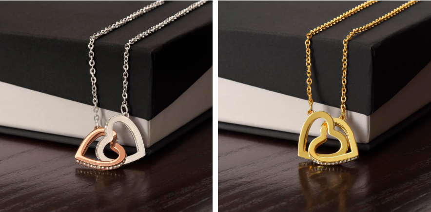 Interlocking Hearts Necklace: Meaningful Mother’s Day Gift for Daughters