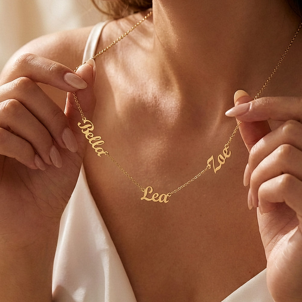 Multiple Name Necklace Mother’s Day Gift for Moms
