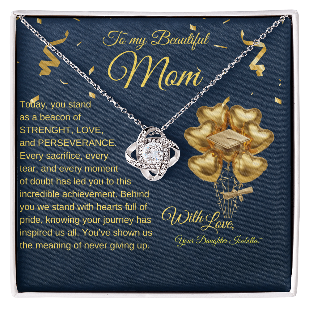 Brilliance and Beyond: The Perfect Graduation Gift with the Love Knot Necklace