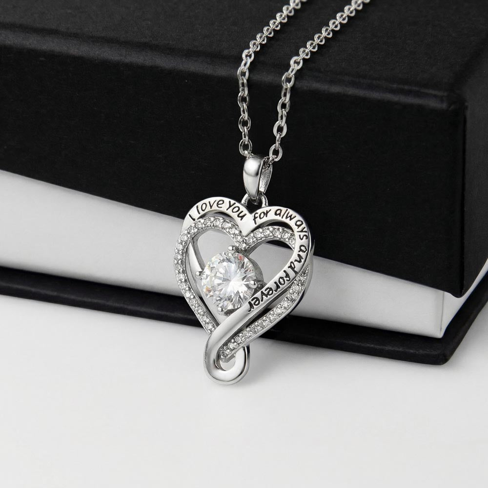 Heartfelt Love You Always Necklace for Mom, Wife, Daughter, & Granddaughter