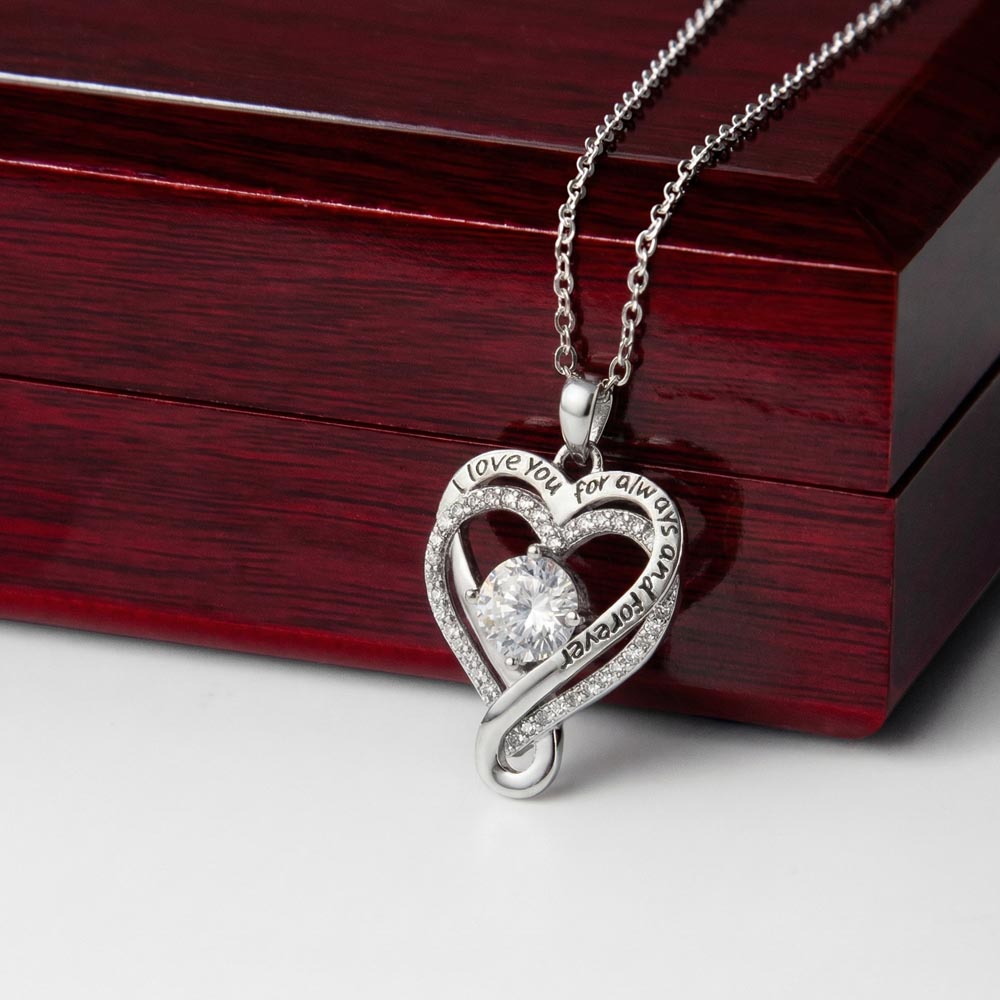 Heartfelt Love You Always Necklace for Mom, Wife, Daughter, & Granddaughter