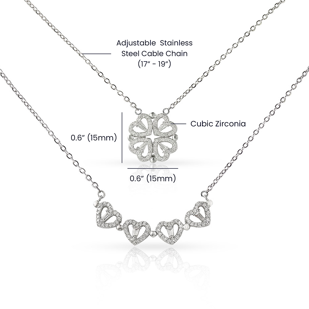 Magnetic Heart Necklace for Mom – A Timeless Gift of Unbreakable Love