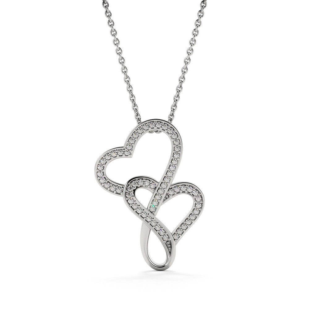To My Baby Mama- Heart-to-Heart Pendant Necklace
