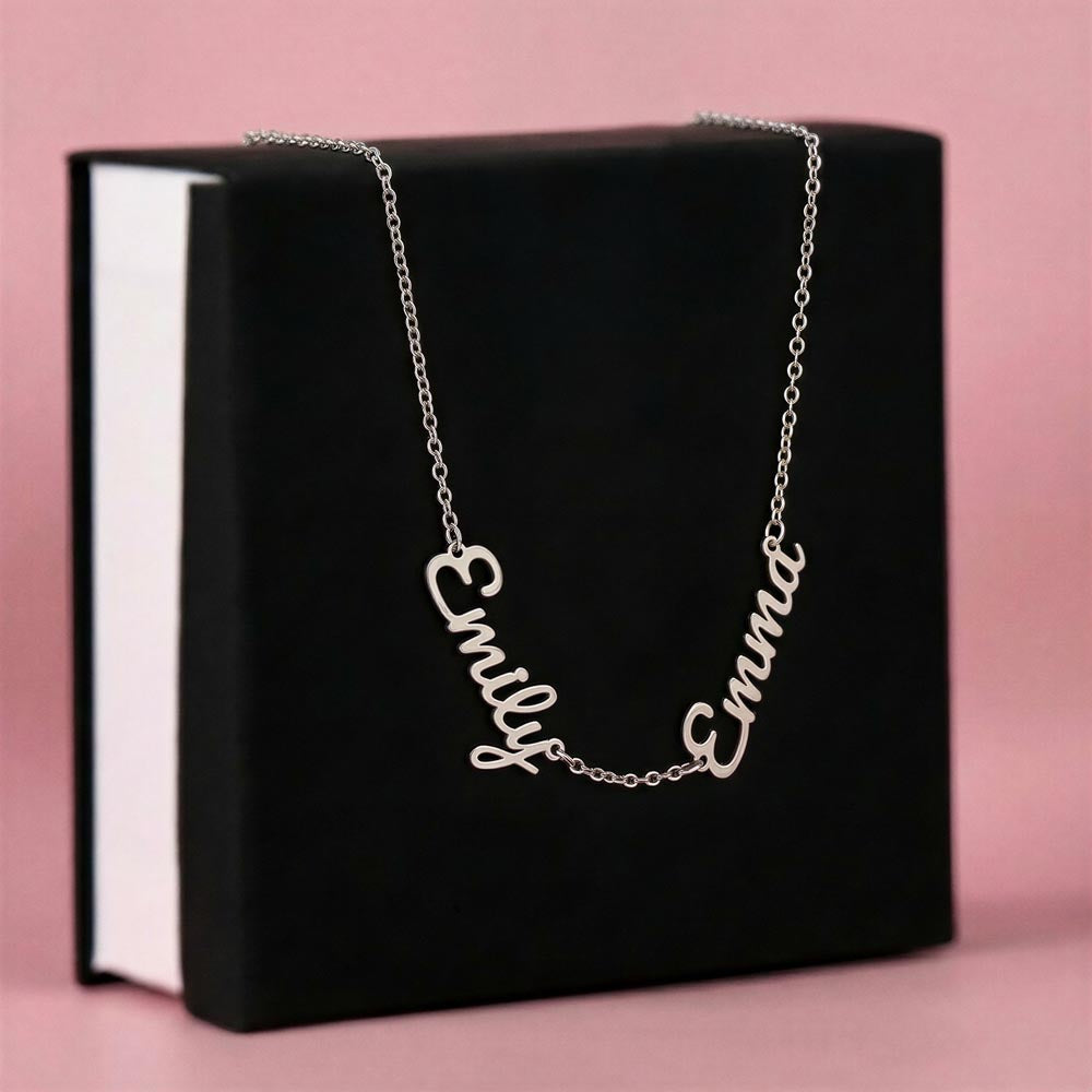 Multiple Name Necklace Mother's Day Gift for Moms