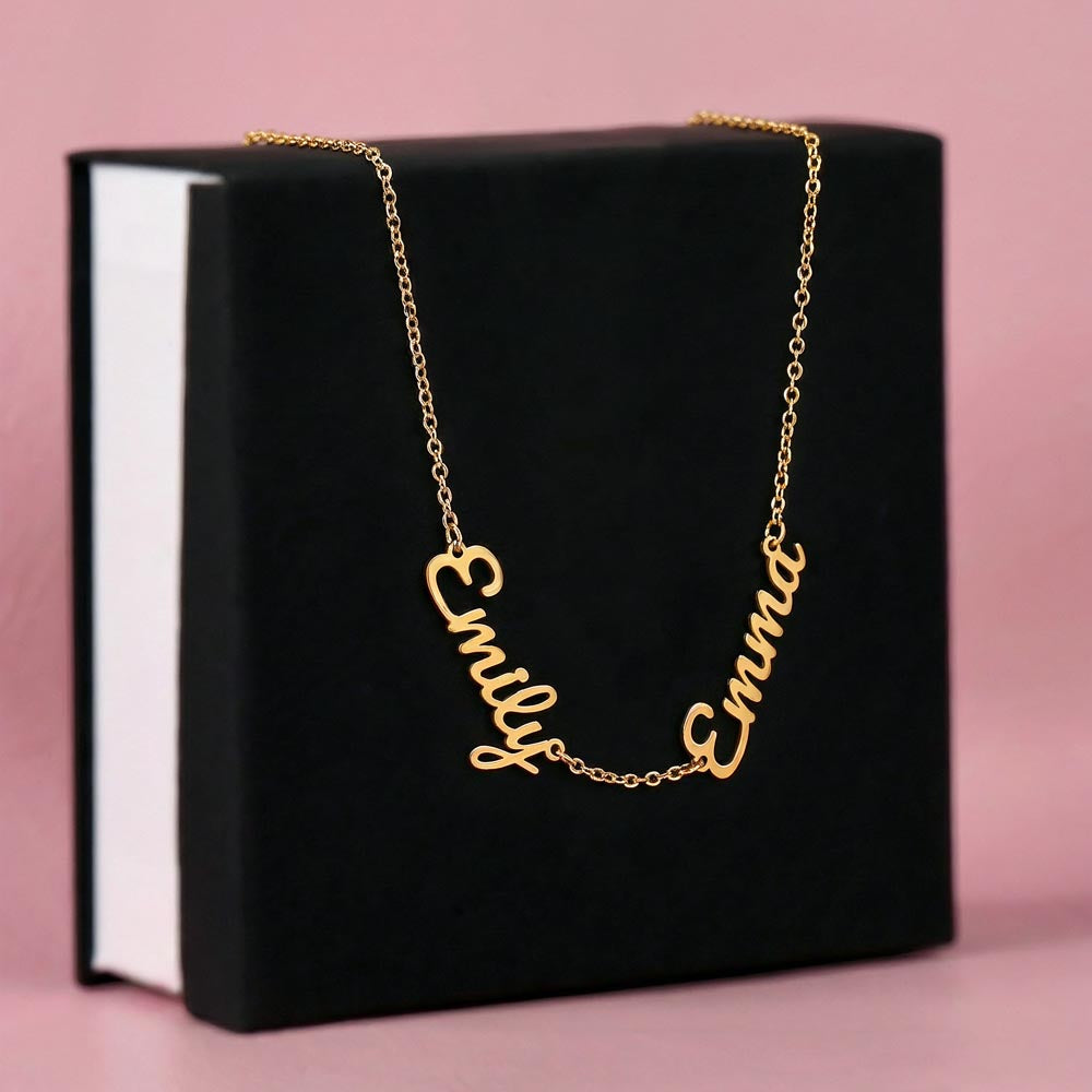 Multiple Name Necklace Mother's Day Gift for Moms