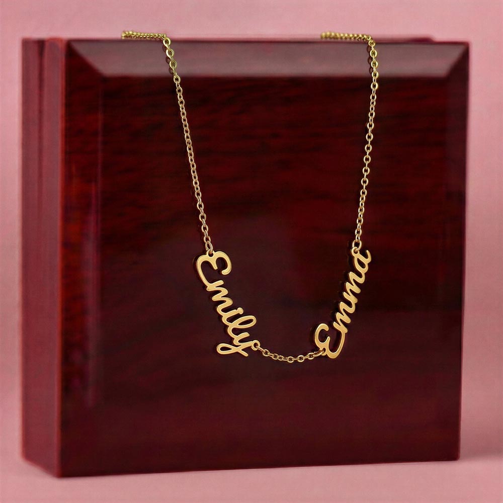 Multiple Name Necklace Mother's Day Gift for Moms