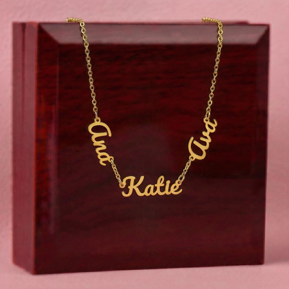 Multiple Name Necklace Mother's Day Gift for Moms