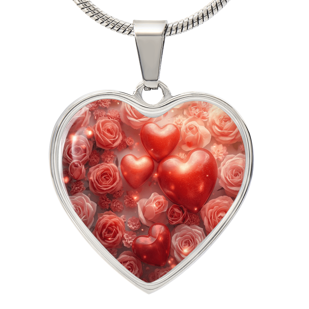 To My Soulmate-Luxury Graphic Heart Necklace-You Have My Heart