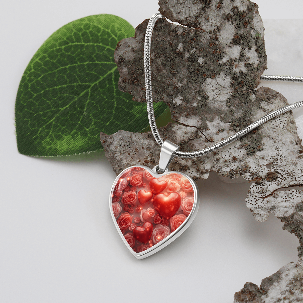 To My Soulmate-Luxury Graphic Heart Necklace-You Have My Heart