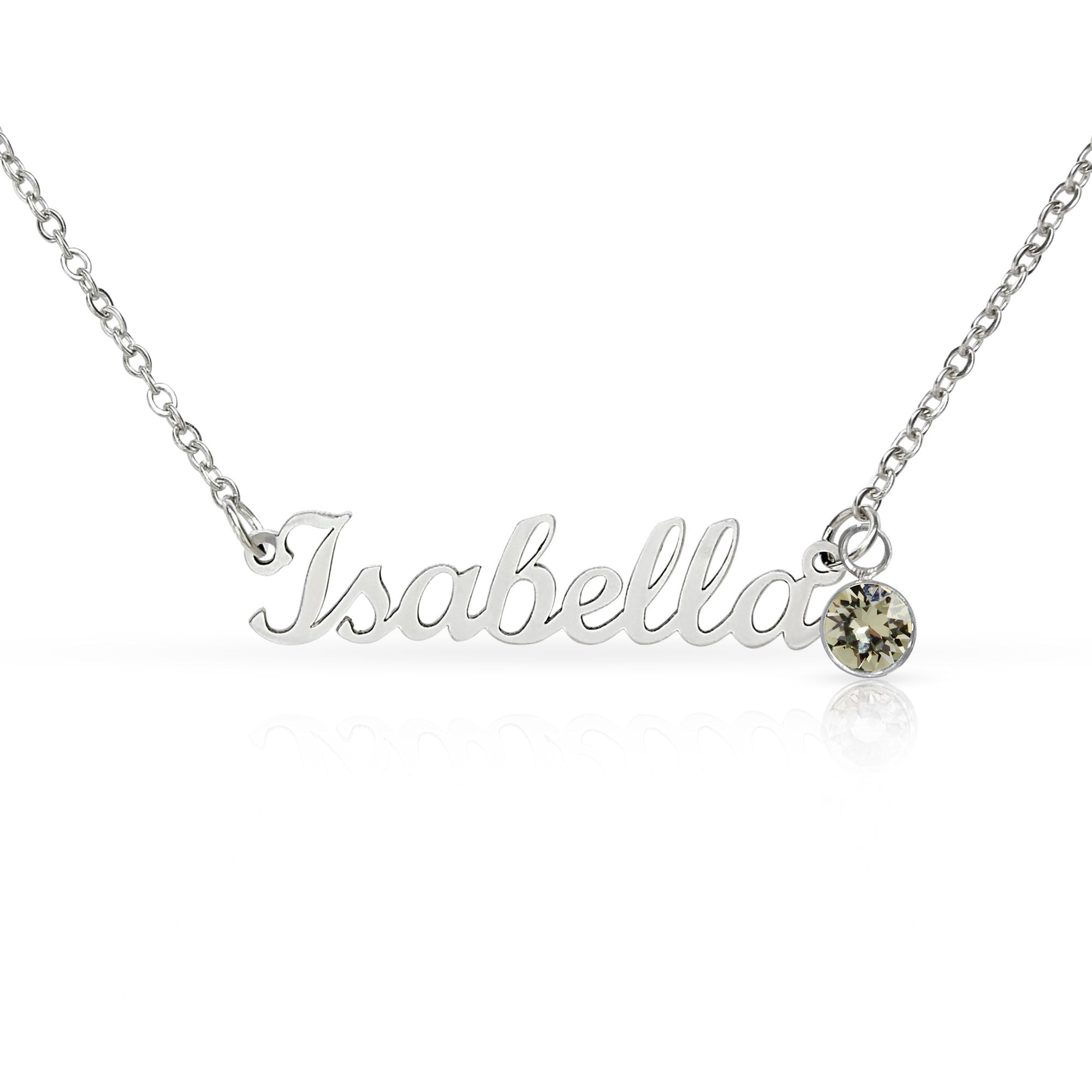 Personalized Birthstone Name Necklace for Mom on  Mother's Day