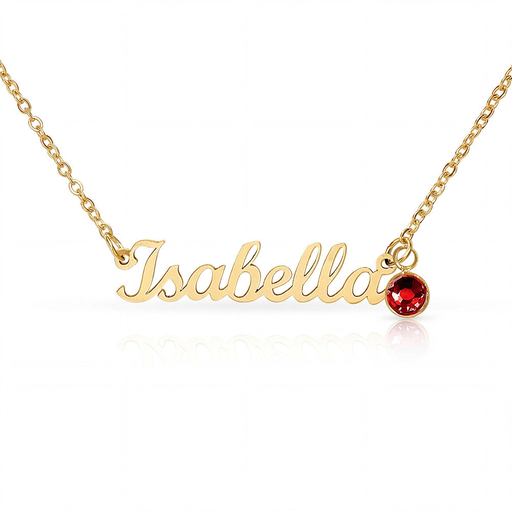 Personalized Birthstone Name Necklace for Mom on  Mother's Day