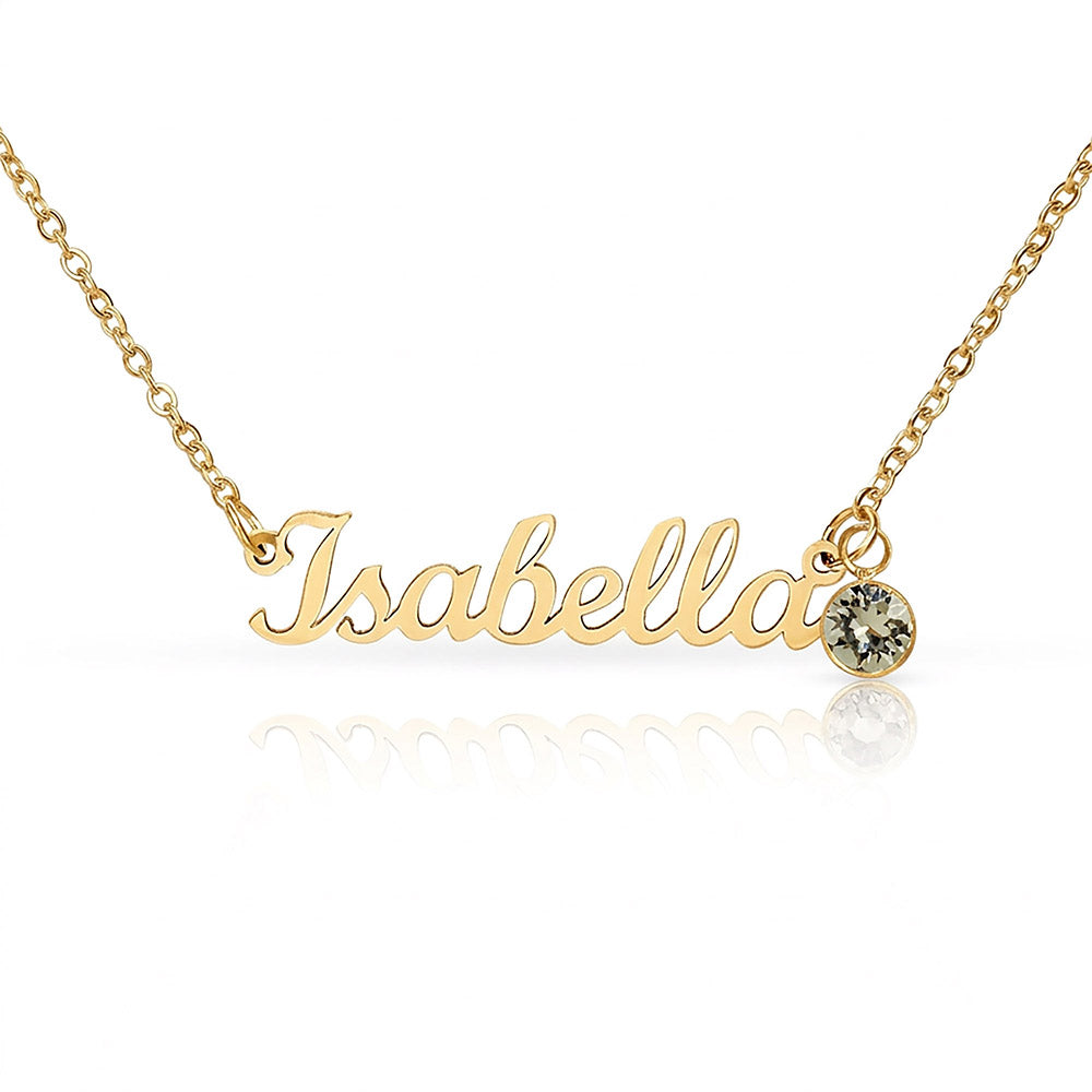 Personalized Birthstone Name Necklace for Mom on  Mother's Day
