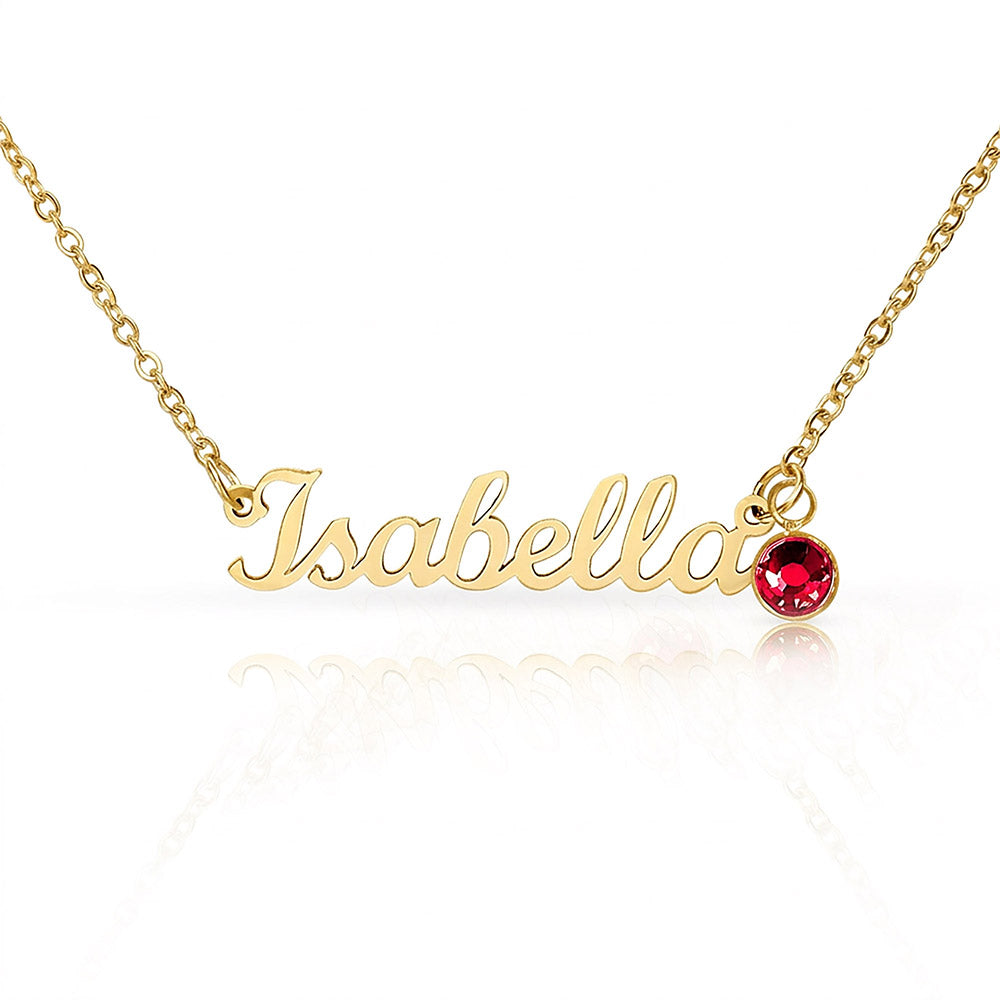 Personalized Birthstone Name Necklace for Mom on  Mother's Day