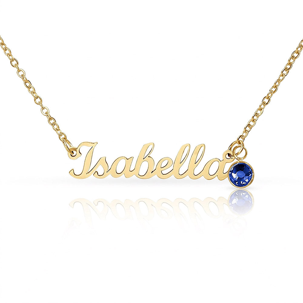 Personalized Birthstone Name Necklace for Mom on  Mother's Day