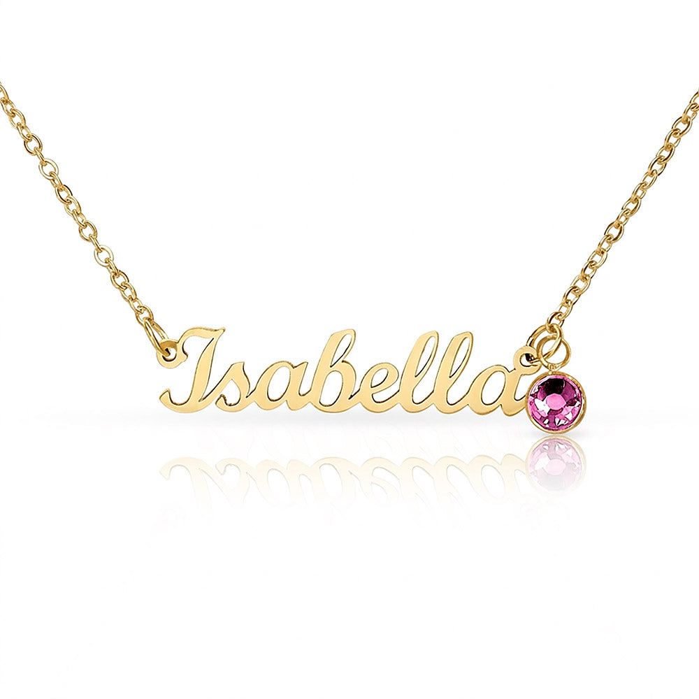 Personalized Birthstone Name Necklace for Mom on  Mother's Day