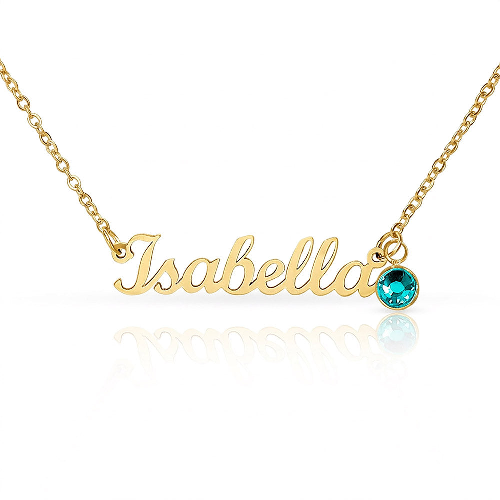 Personalized Birthstone Name Necklace for Mom on  Mother's Day