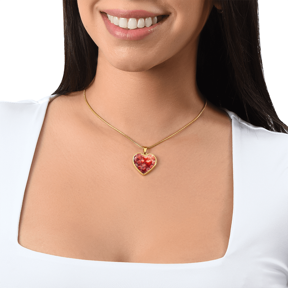 To My Soulmate-Luxury Graphic Heart Necklace-You Have My Heart