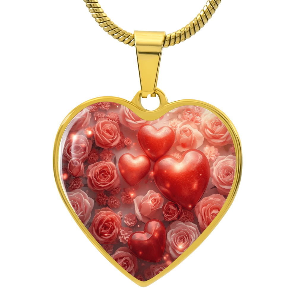 To My Soulmate-Luxury Graphic Heart Necklace-You Have My Heart
