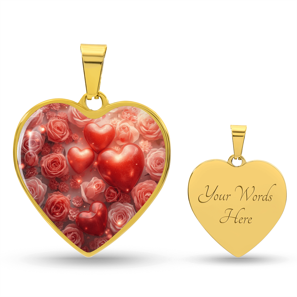 To My Soulmate-Luxury Graphic Heart Necklace-You Have My Heart