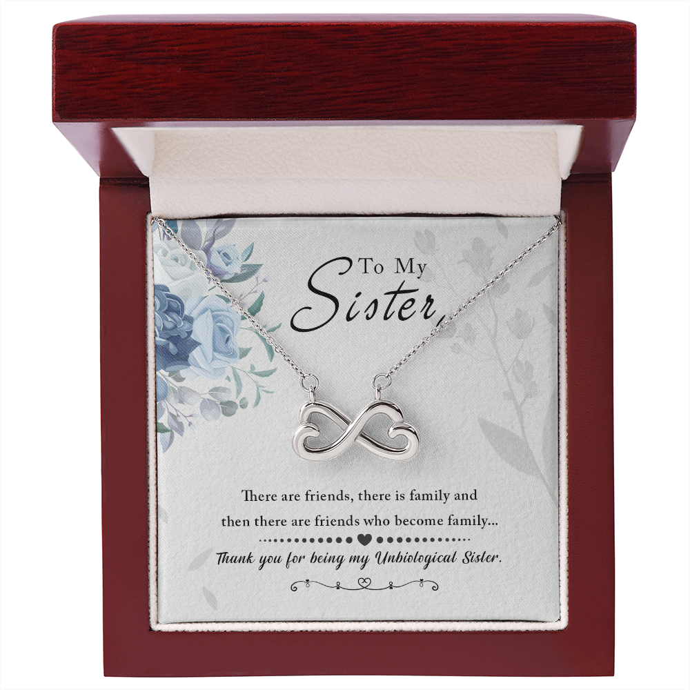 To My Best Friend-Endless Love Necklace-Unbiological Sister