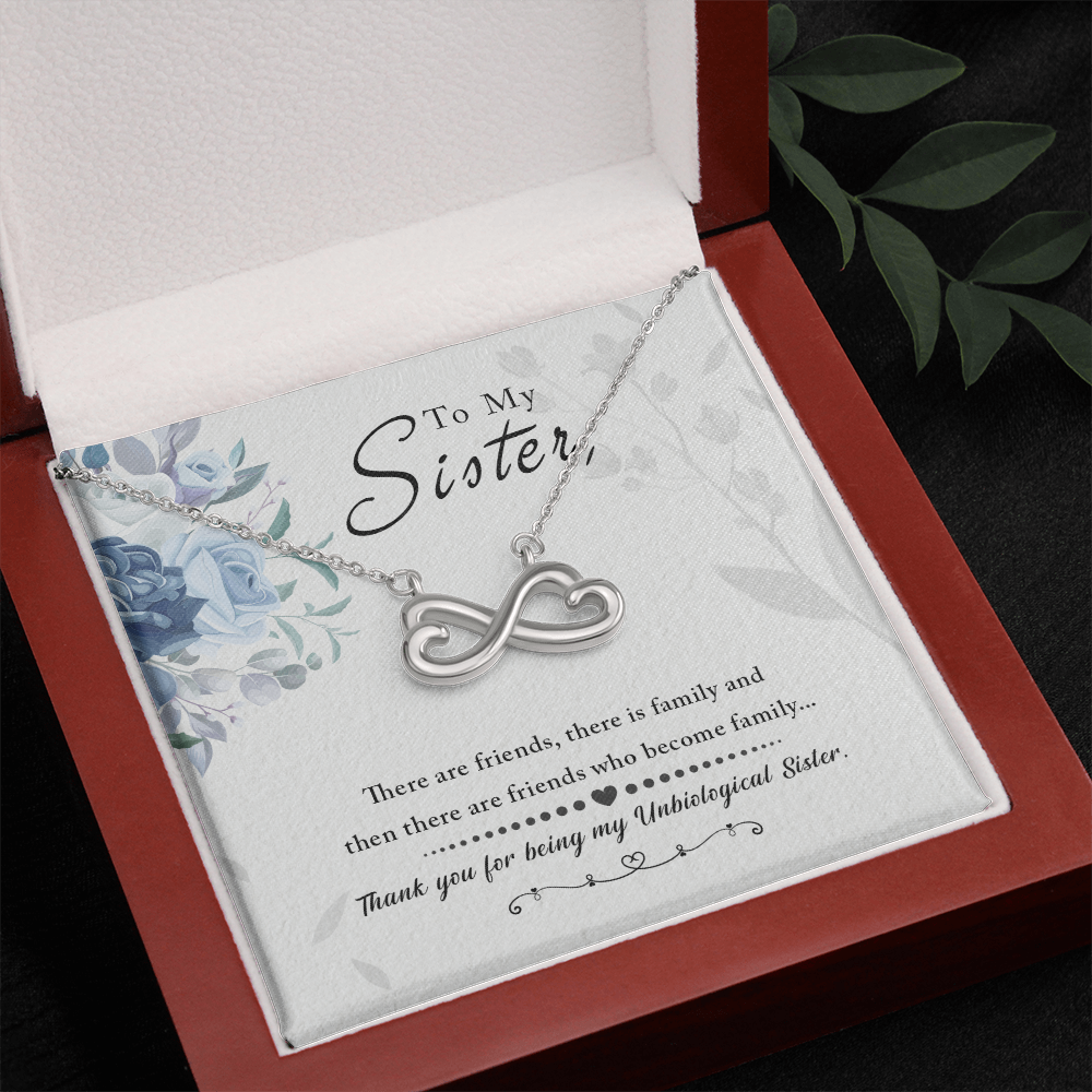 To My Best Friend-Endless Love Necklace-Unbiological Sister