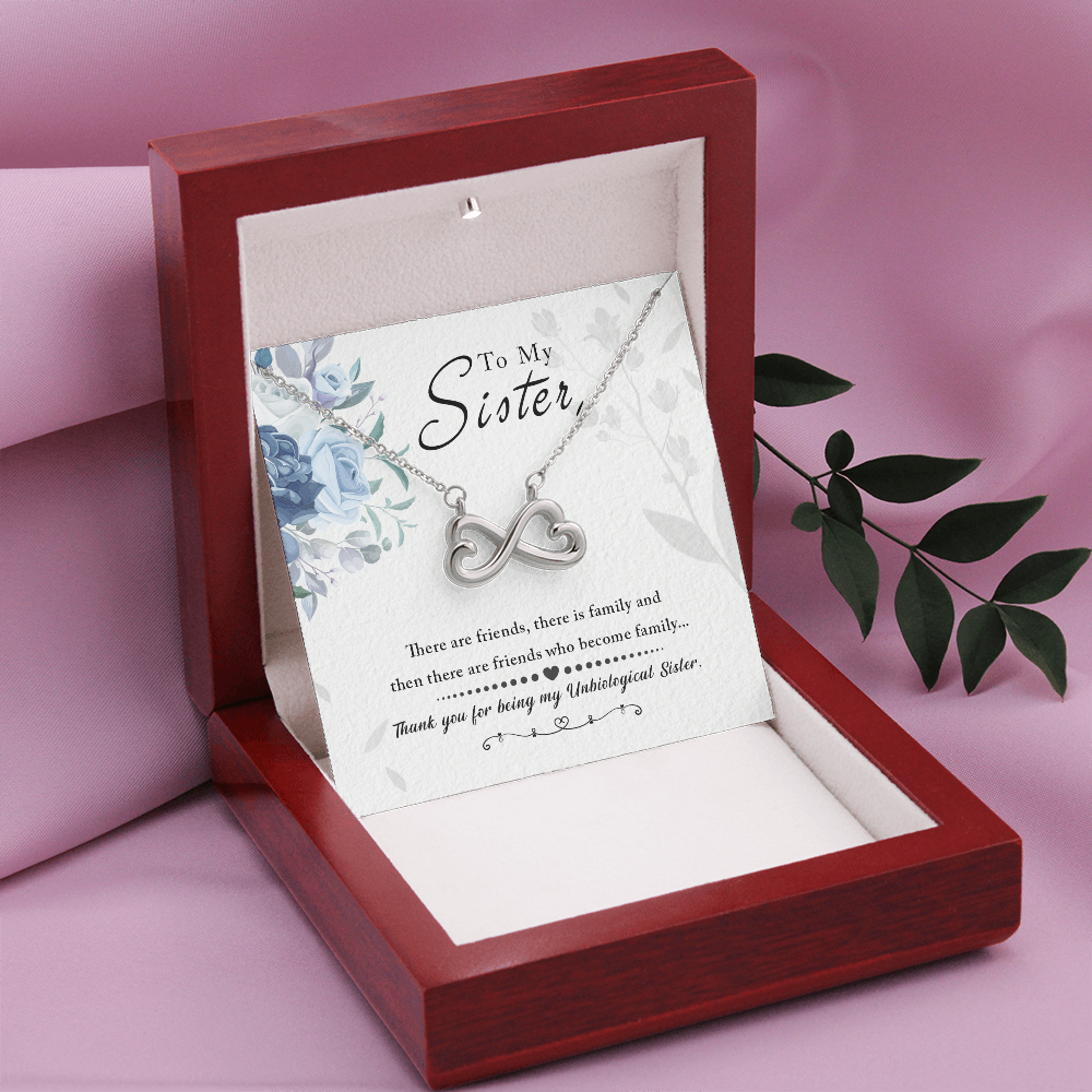 To My Best Friend-Endless Love Necklace-Unbiological Sister