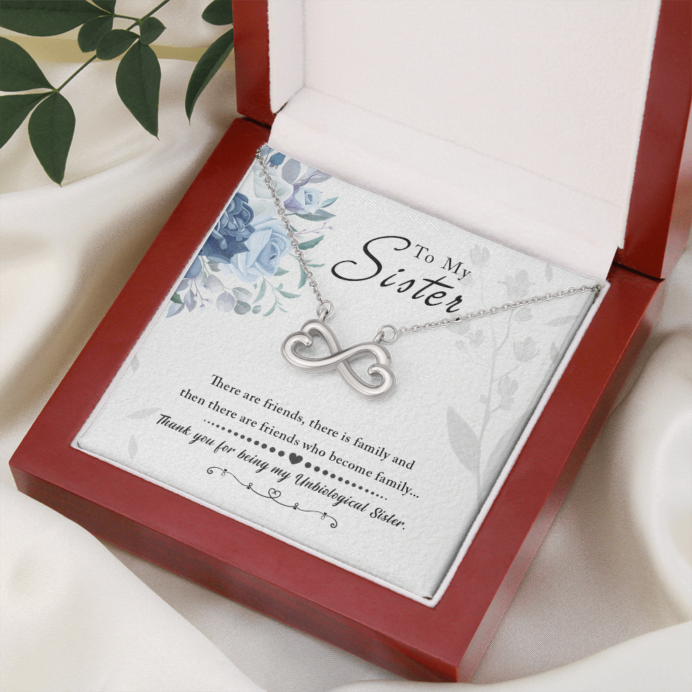 To My Best Friend-Endless Love Necklace-Unbiological Sister