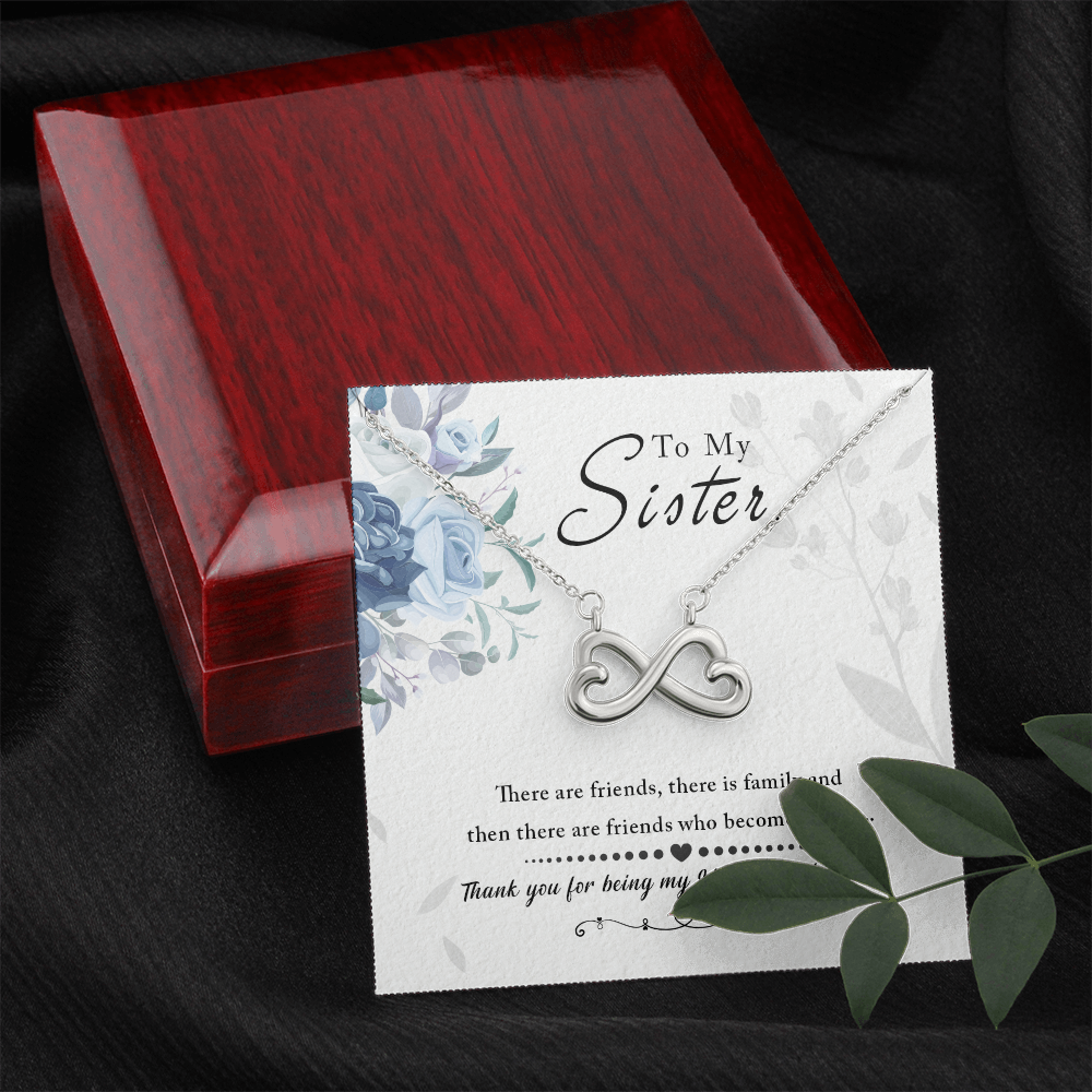 To My Best Friend-Endless Love Necklace-Unbiological Sister
