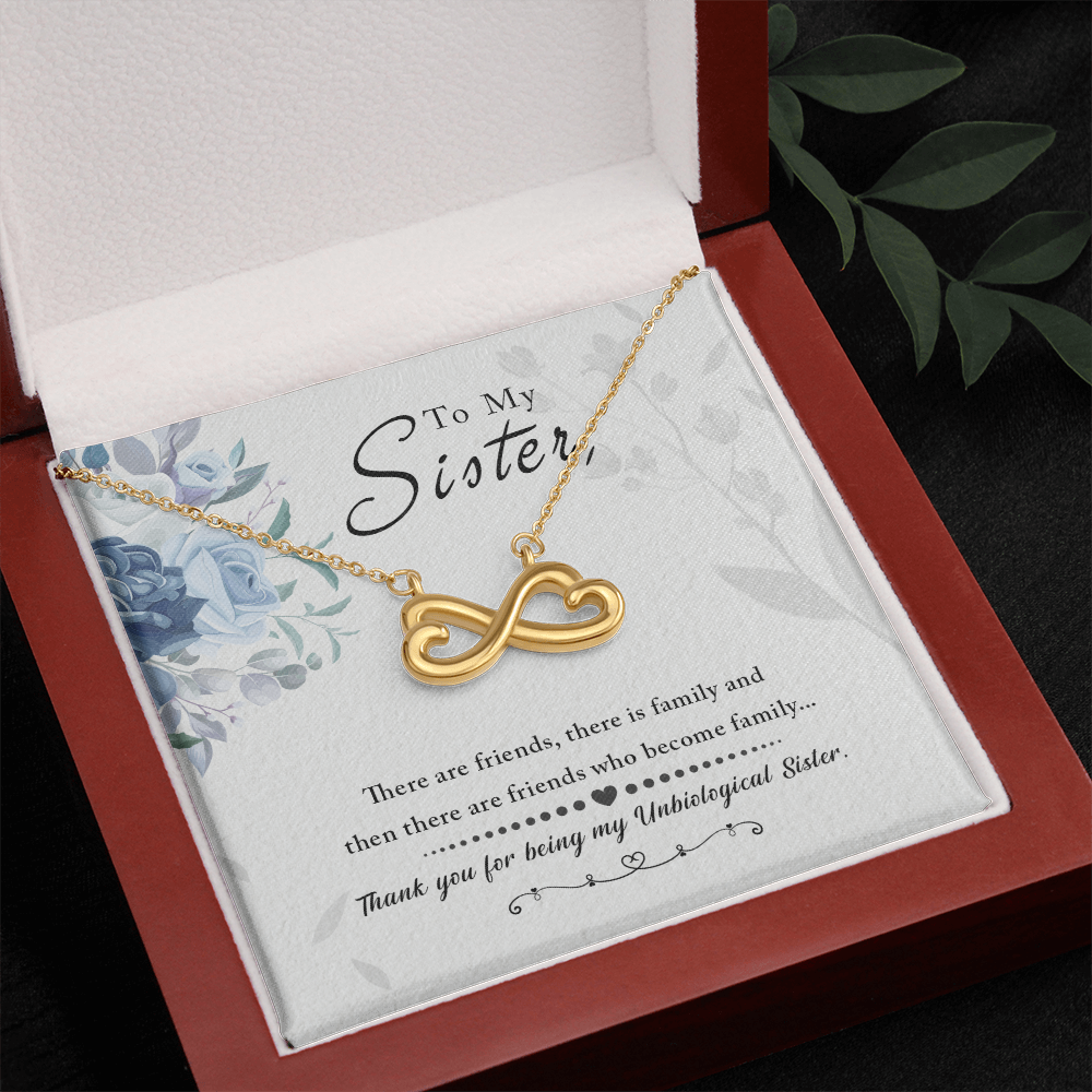 To My Best Friend-Endless Love Necklace-Unbiological Sister