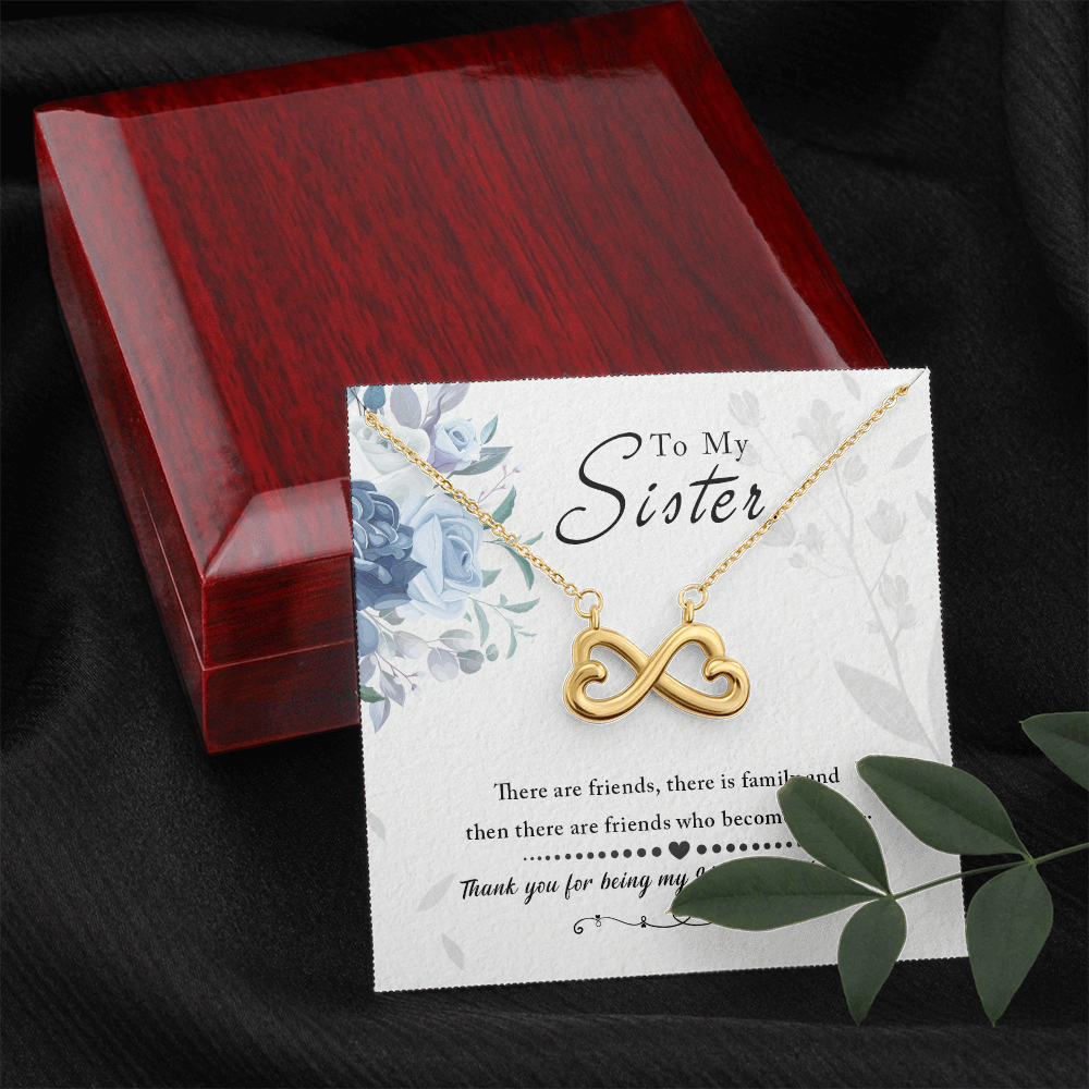 To My Best Friend-Endless Love Necklace-Unbiological Sister