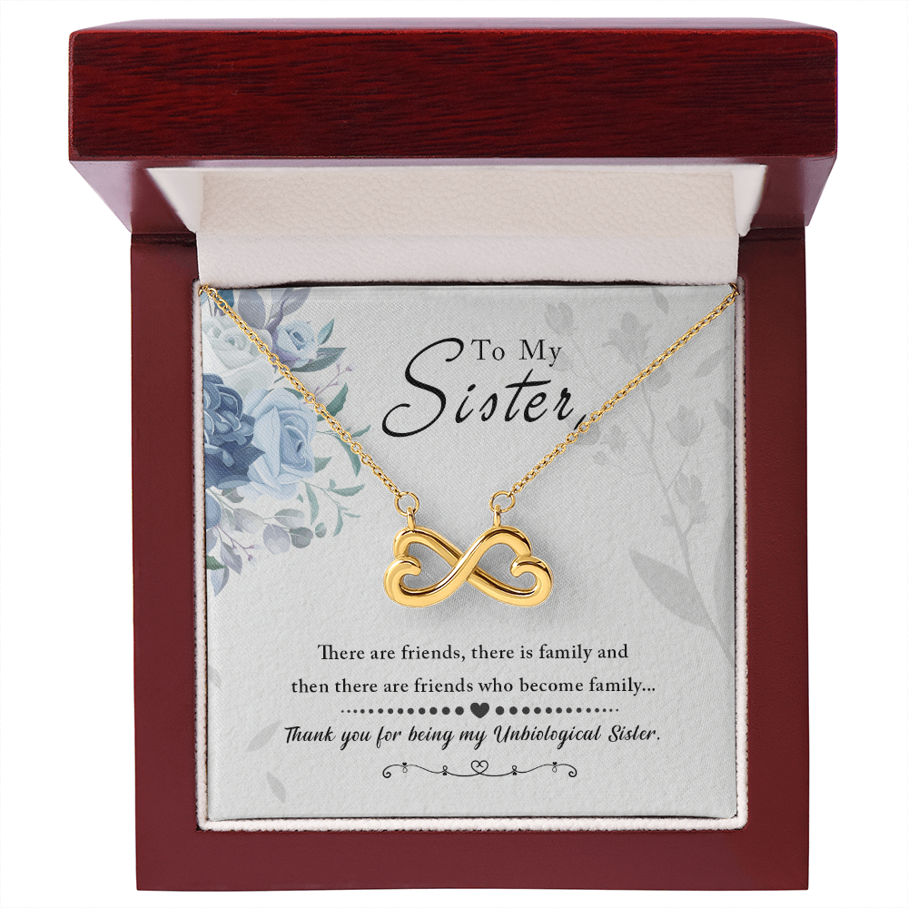 To My Best Friend-Endless Love Necklace-Unbiological Sister