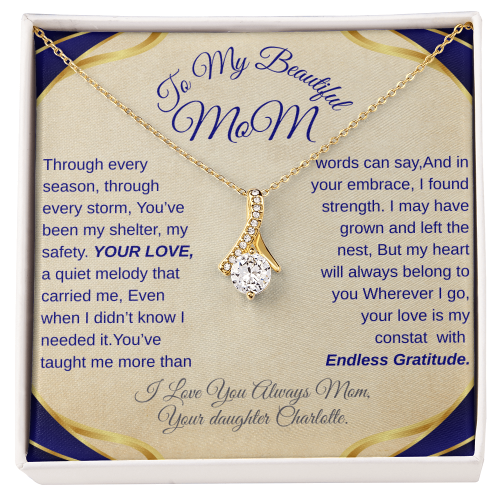 Alluring Beauty Necklace - A Meaningful Gift for Mom