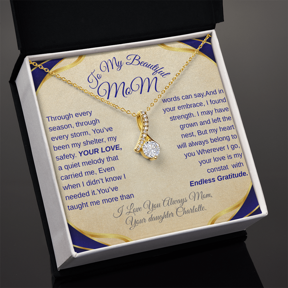 Alluring Beauty Necklace - A Meaningful Gift for Mom
