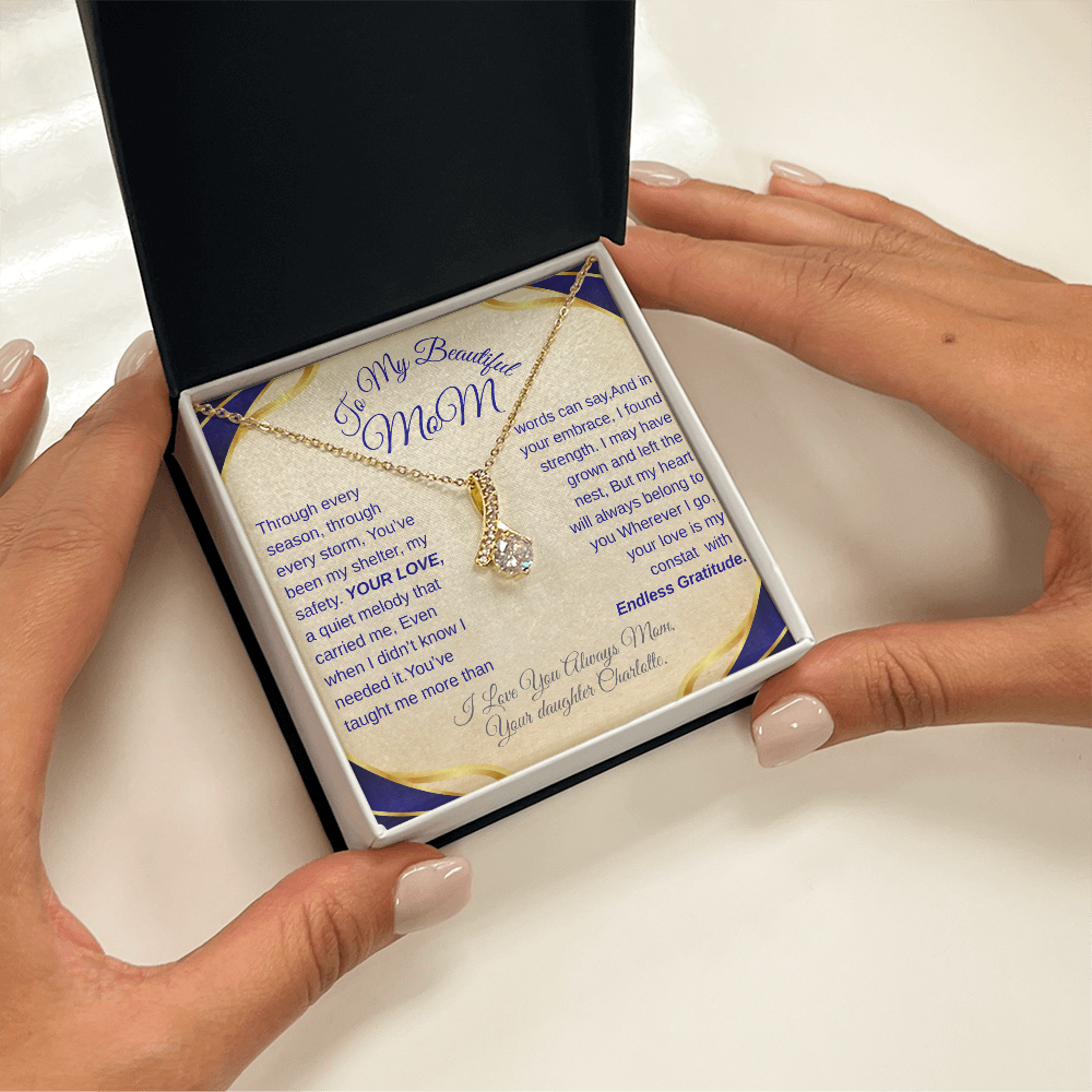 Alluring Beauty Necklace - A Meaningful Gift for Mom