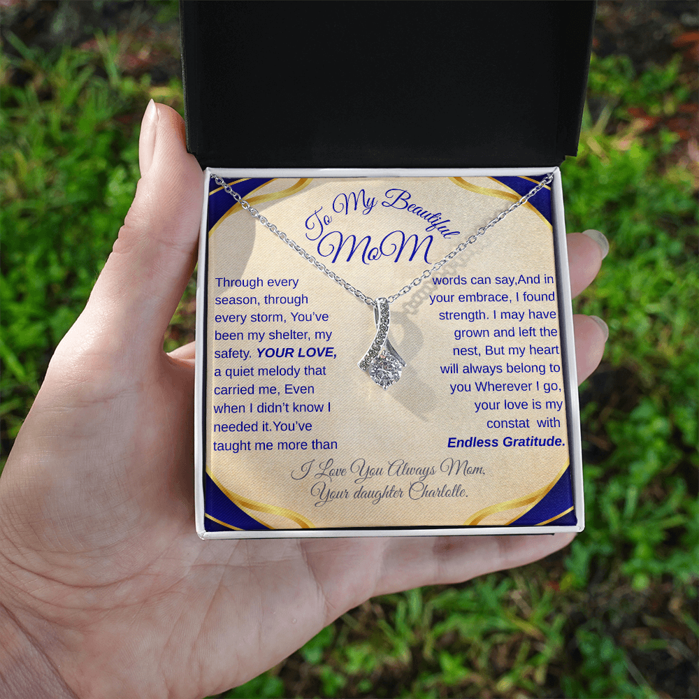 Alluring Beauty Necklace - A Meaningful Gift for Mom