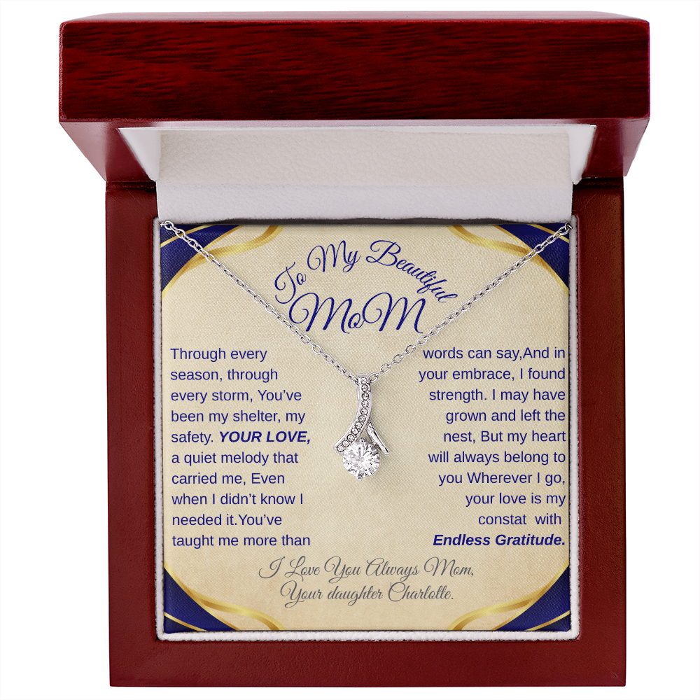 Alluring Beauty Necklace - A Meaningful Gift for Mom