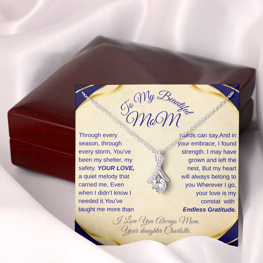 Alluring Beauty Necklace - A Meaningful Gift for Mom