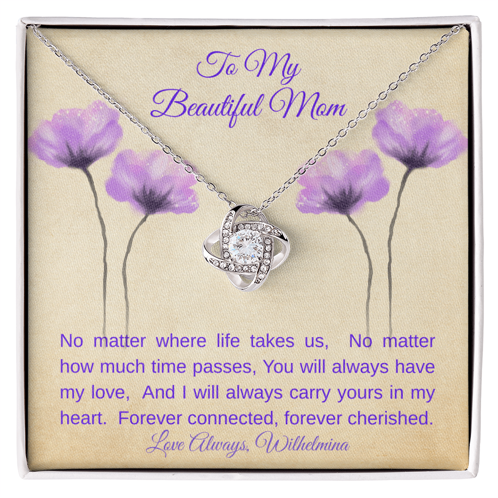 Love Knot Necklace – Forever Connected Mother's Day Gift