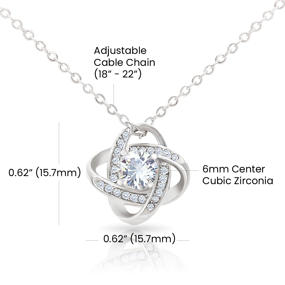 Love Knot Necklace – Forever Connected Mother's Day Gift