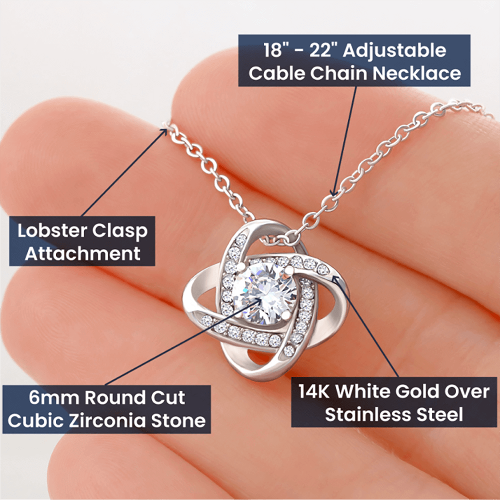Love Knot Necklace for Mom – A Perfect Graduation Gift