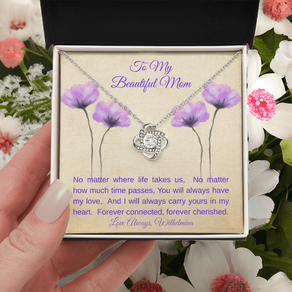 Love Knot Necklace – Forever Connected Mother's Day Gift