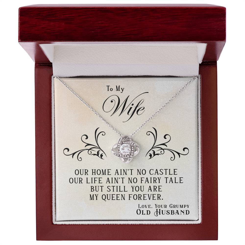 To My Queen Forever - Love Knot Necklace