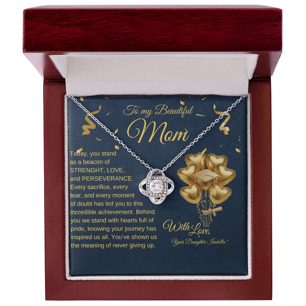 Love Knot Necklace for Mom – A Perfect Graduation Gift