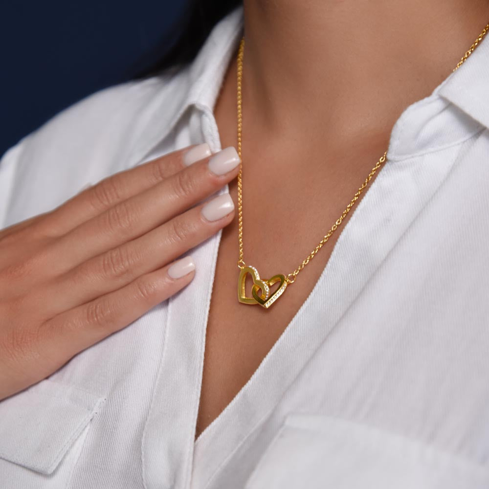 To My Daughter – Mother's Day Necklace with Sentimental Message Card