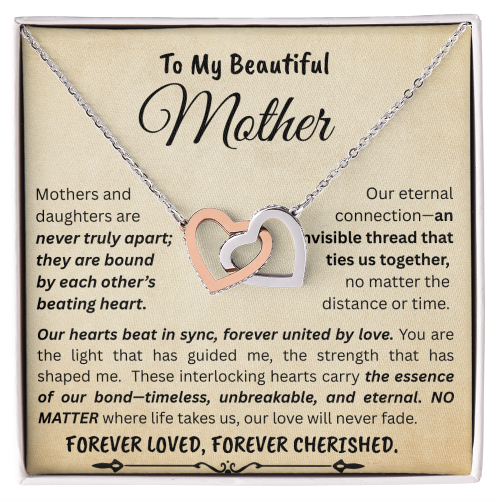 Elegant Heart Necklace for Mother's Day Gift