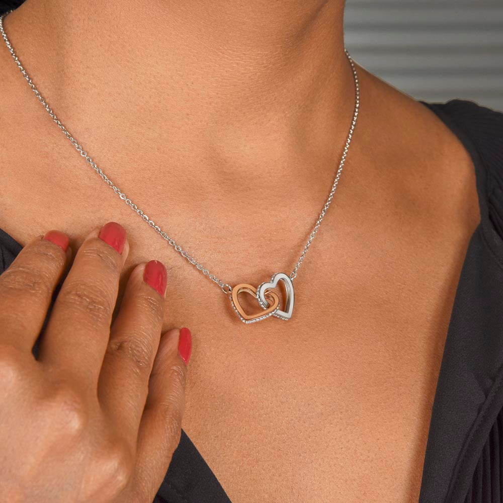 To My Daughter – Mother's Day Necklace with Sentimental Message Card