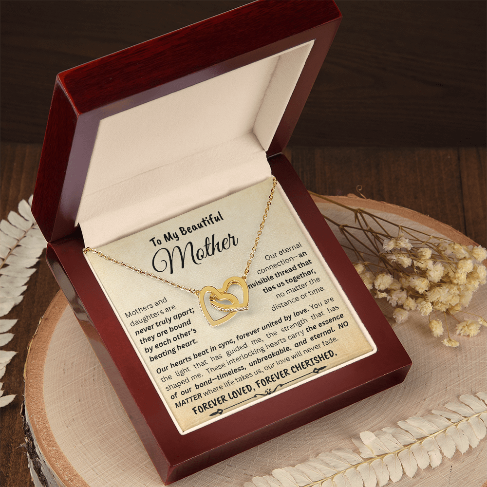 Elegant Heart Necklace for Mother's Day Gift