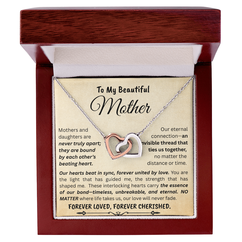 Elegant Heart Necklace for Mother's Day Gift