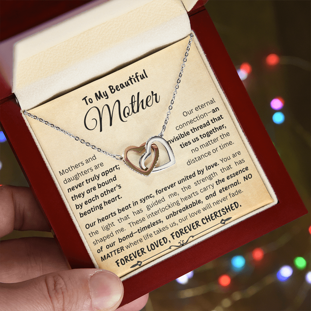 Elegant Heart Necklace for Mother's Day Gift