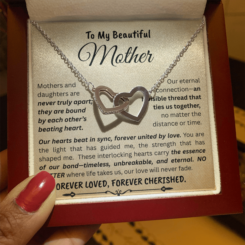 Elegant Heart Necklace for Mother's Day Gift